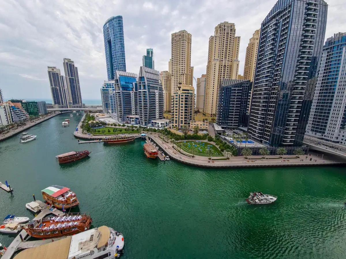 Dubai Marina Amazing View Sea View Apartment Exterior photo